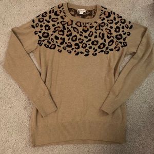Merona leopard sweater